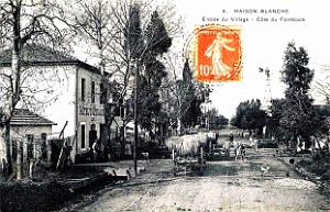 2310- Maison-Blanche - Entree du Village - 1910